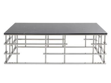 ROME - Glass and Stainless Steel high side table by KARE Design - view 3